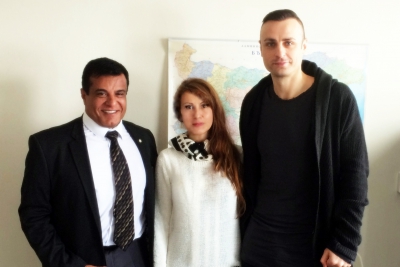 Mr. Avinoam Katrieli, President of Foundation &quot;I love BG&quot; and President of BCCBI met Mr. Dimitar Berbatov and the Managing Director of Foundation &quot;Dimitar Berbatov&quot; and Chairman of the Board, Ms. Dimitrina Hodjeva